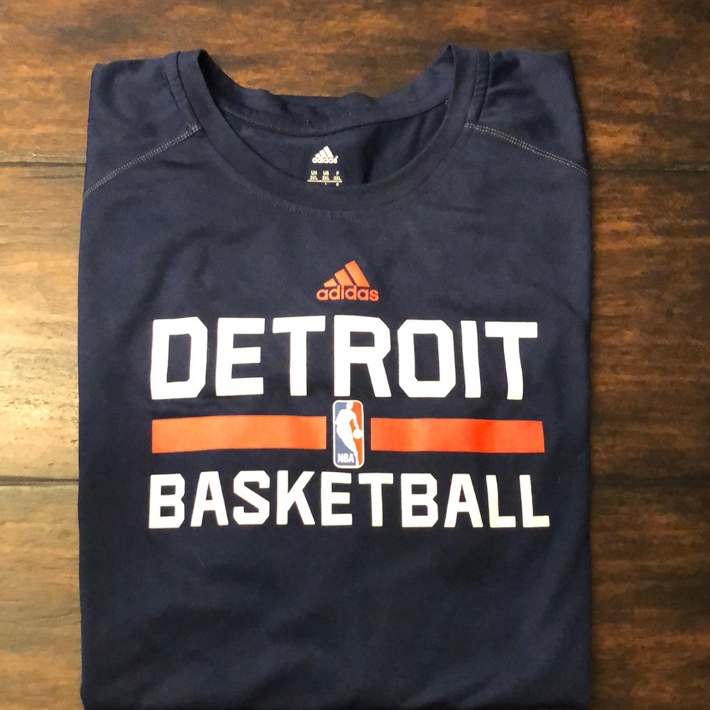 Mens Adidas Detroit Basketball Tee 3XL